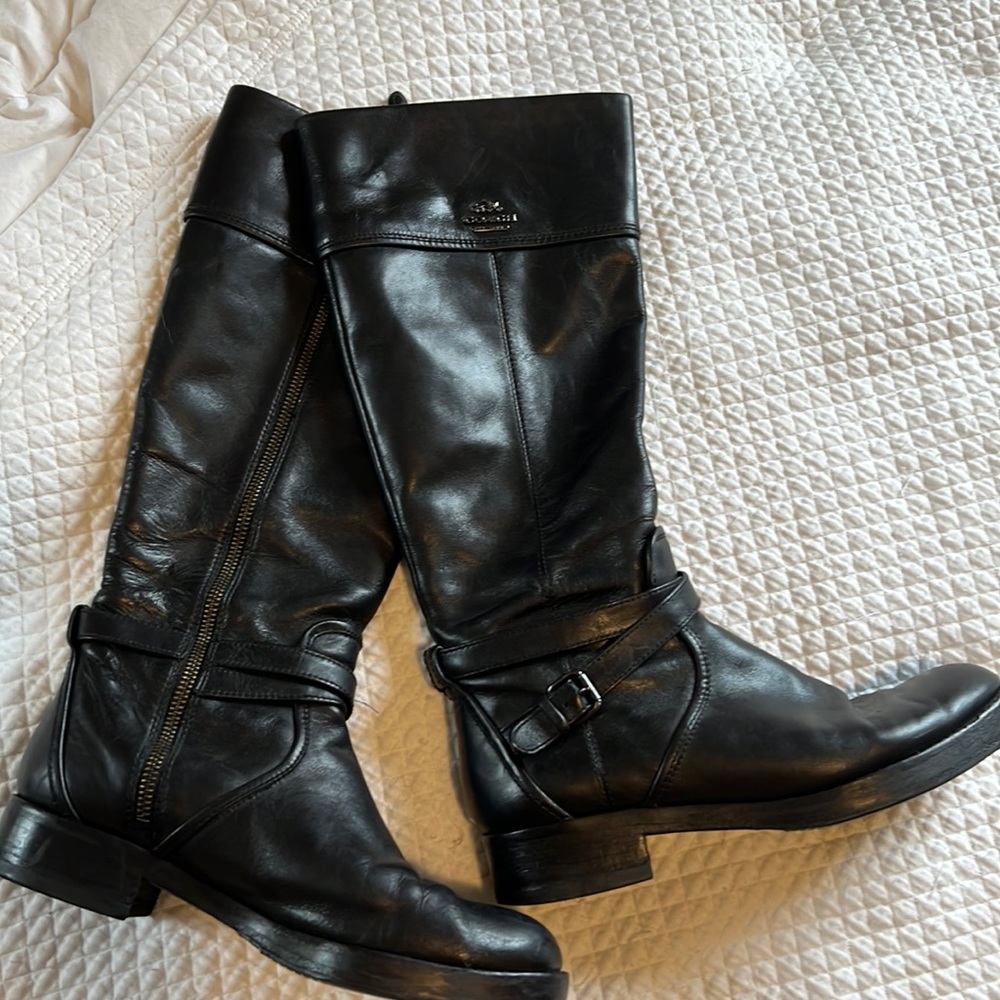 Coach boots - black size 7.5B